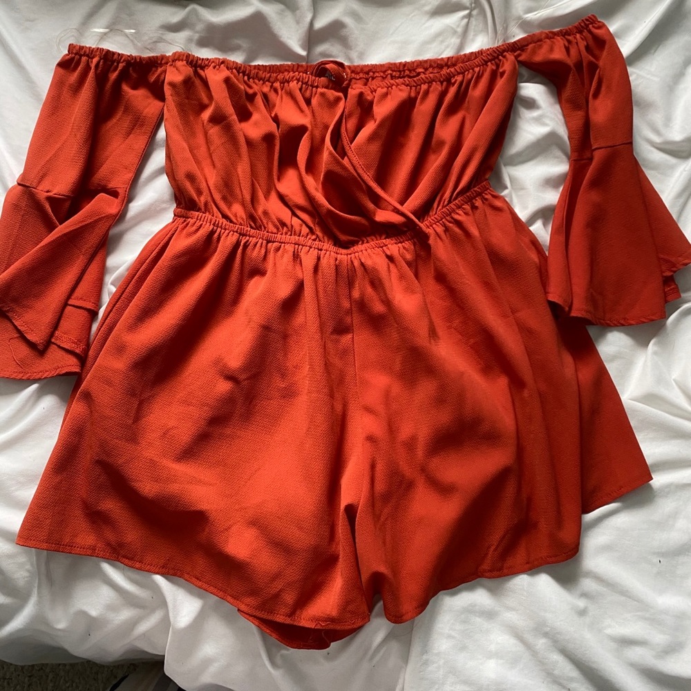 Orange romper